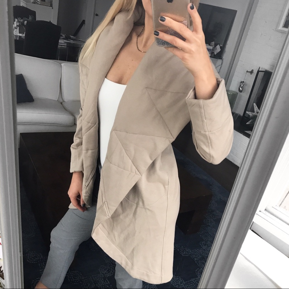 💁🏼‍♀️ YOUNG FABULOUS & BROKE BEIGE LANIE COAT! - Picture 5 of 13